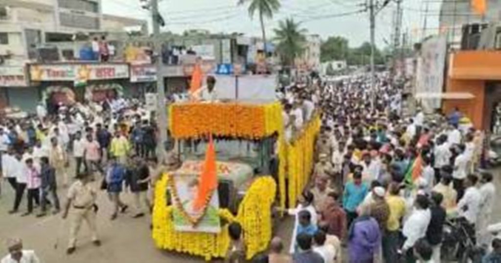 Funeral procession of Vinayak Mete begins; The funeral will be held shortly