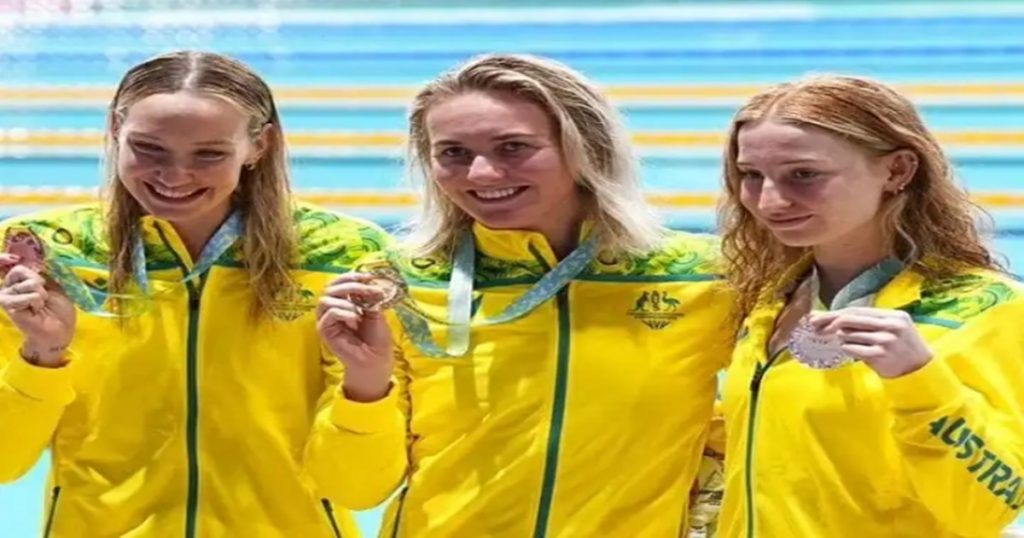 Australia also won 16 medals on the second day