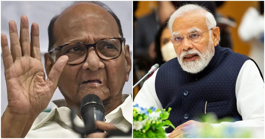 "On the one hand to talk about women's dignity and...", Sharad Pawar's strong criticism of Prime Minister Narendra Modi