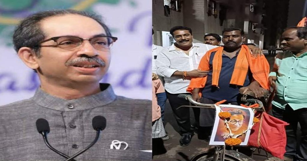 What do you say! Loyal Shiv Sainiks will cover a distance of 424 km on a cycle to visit Uddhav Thackeray