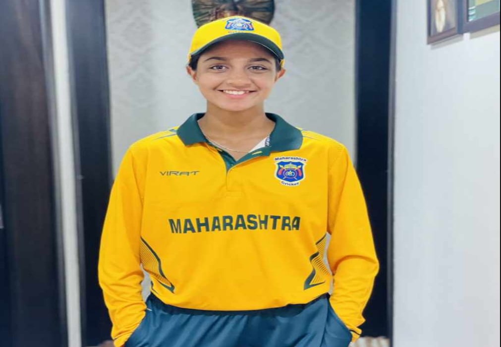 Admirable! Selection of Sania Dayanand Gawde of Phaltan in Gunaware District in Maharashtra Cricket Team