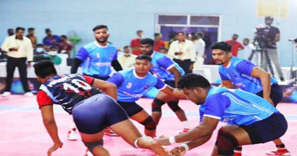 Grand Kabaddi Tournament organized at Hiradgaon