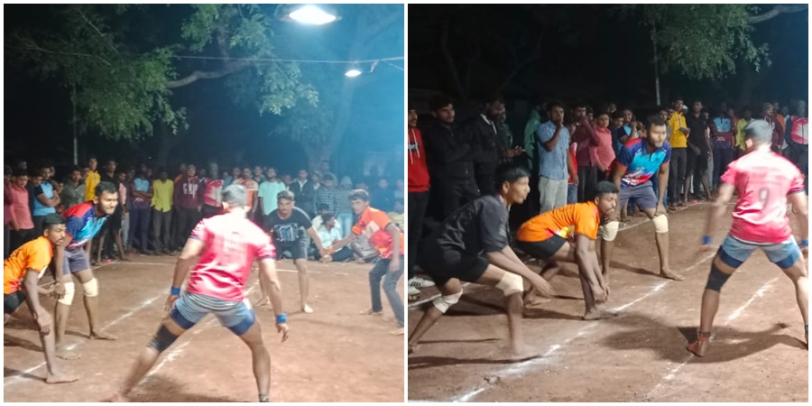 Kabaddi competition was held in Hirdgaon with great enthusiasm, 'Ya' team won