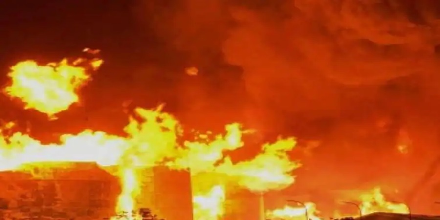Big news! Massive fire at Shogun Company in Kurkumbh MIDC