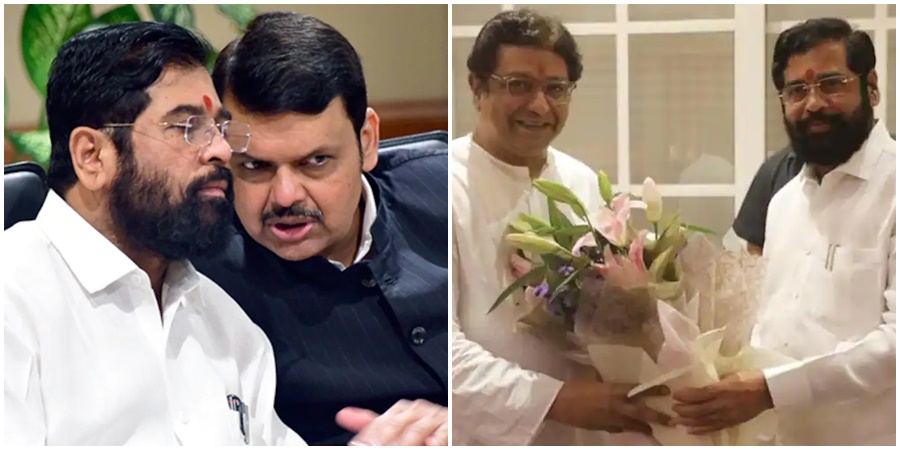 Shinde-Fadnavis-Thakrey will come together? The beginning of a new alliance in the state! Discuss