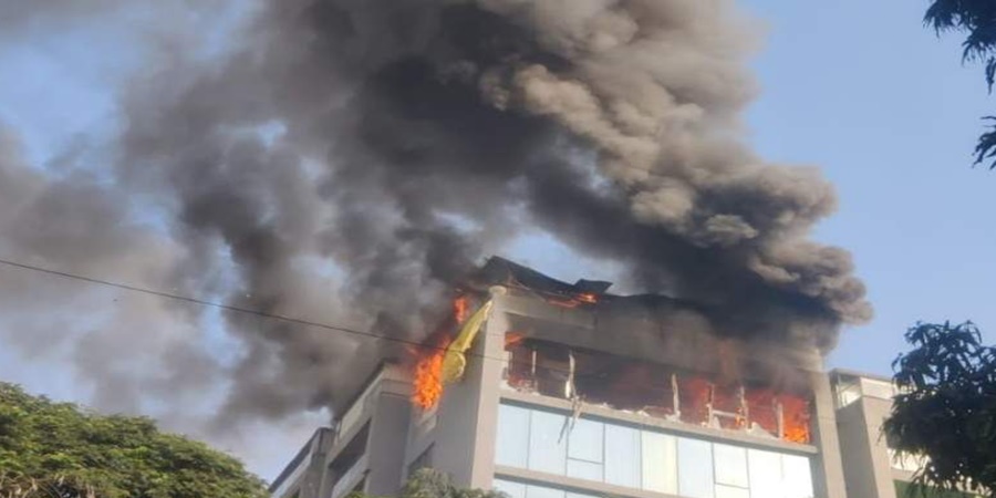 Shocking! One died in a fire in a building adjacent to the hospital