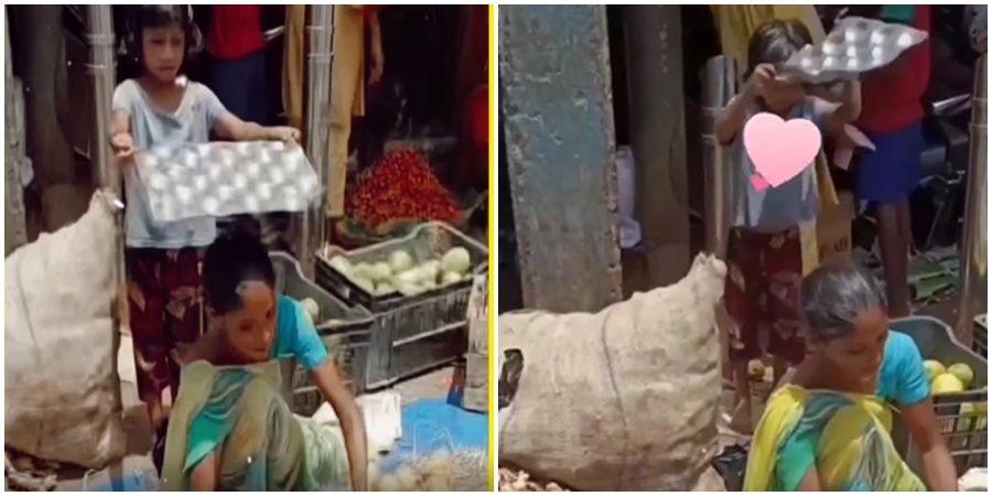 Netkari is emotional after seeing what the little girl did to prevent her mother from getting hot while working; Watch the VIDEO