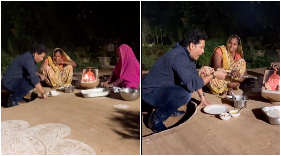 Sachin Tendulkar enjoyed cooking on the stove; Watch the VIDEO