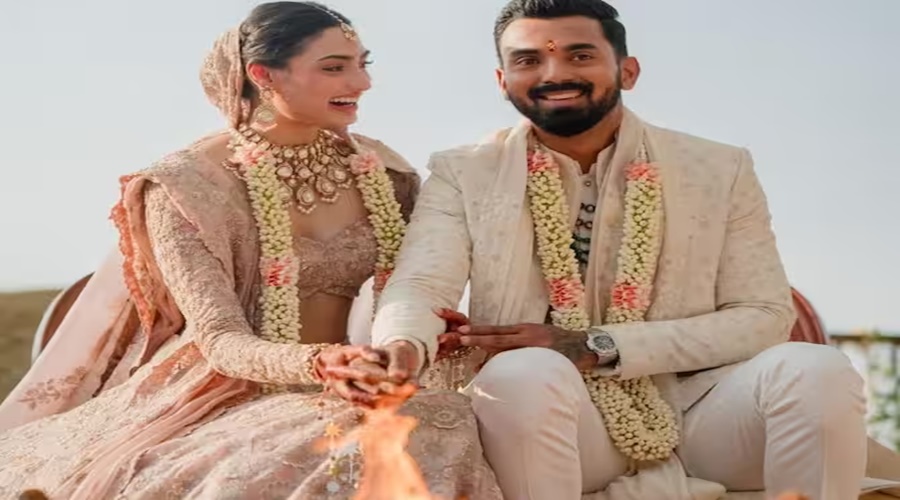 Bollywood actress Athiya Shetty and KL Rahul got married