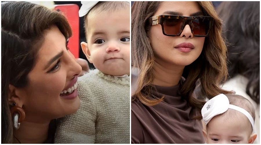 Priyanka Chopra's daughter's face is finally seen; Watch the VIDEO