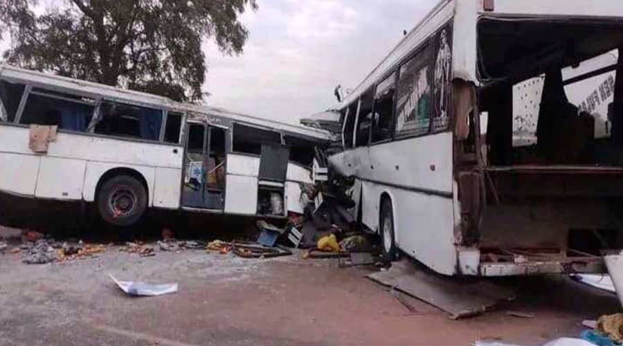 Shocking! A terrible accident involving two buses, 40 killed on the spot and 87 seriously injured