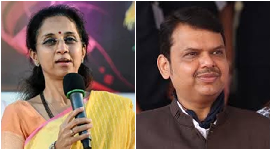 Supriya Sule's attack on Fadnavis: "Stop rising crime in Pune or resign"