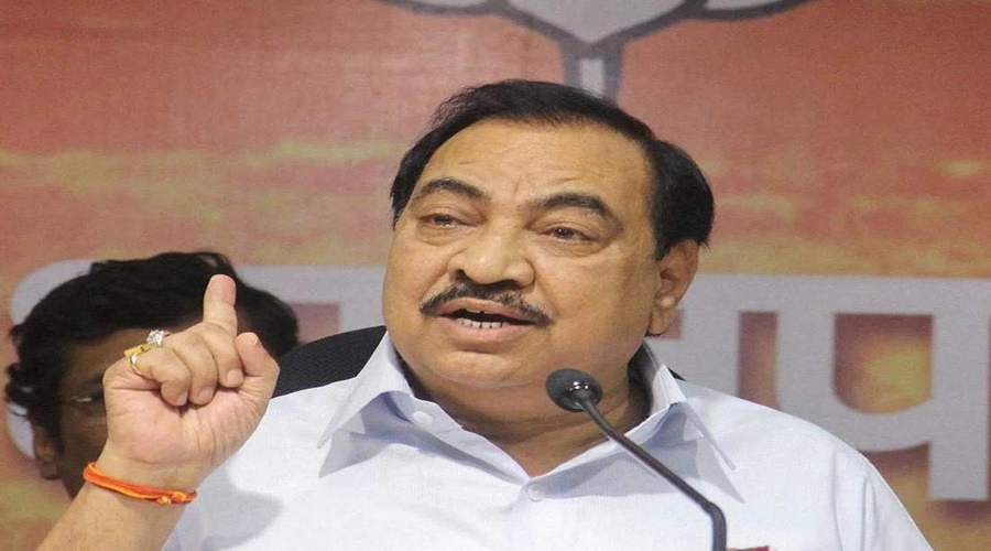 Big excitement in state politics! Eknath Khadse Notarizable