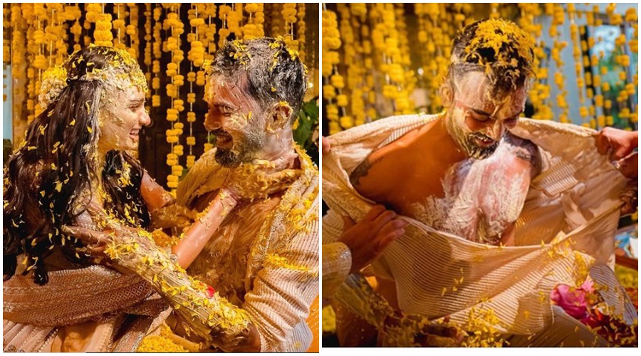 KL Rahul shared pictures of Haldi; See PHOTO