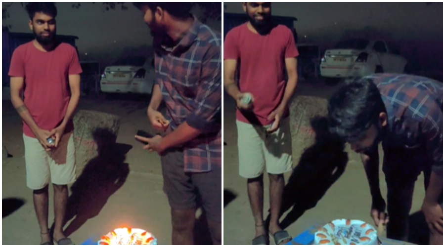 A friend's birthday was well spent, one went to do and one was done; Watch the VIDEO