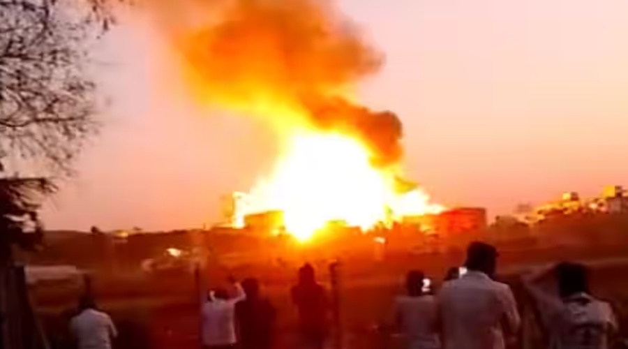 Biggest news ever! Massive explosion at Gangamai Sugar Factory in Ahmednagar