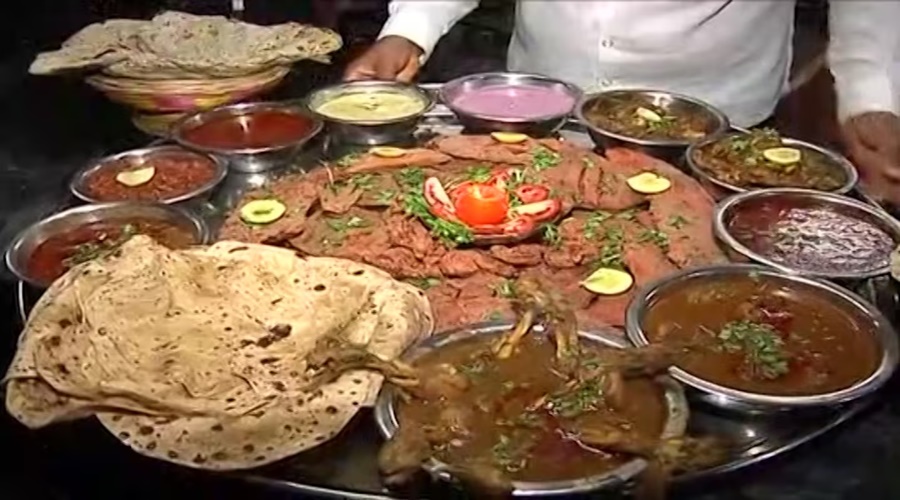 Nashik's Hind Kesari Thali is famous in the state; There was a crowd of gourmands to taste it