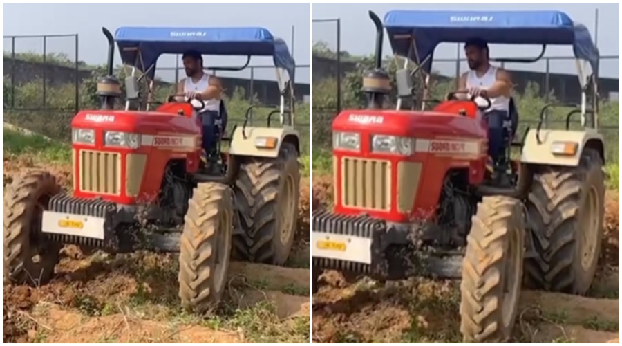 Mahendra Singh Dhoni became a farmer, fans shocked her by sharing photos!