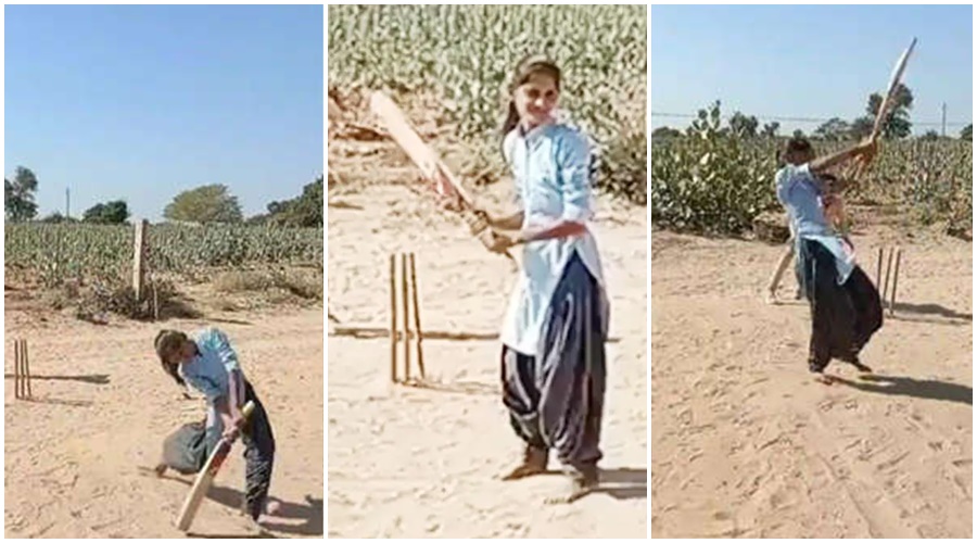 No shoes to wear! And a 15-year-old girl hits a six in the style of Suryakumar Yadav