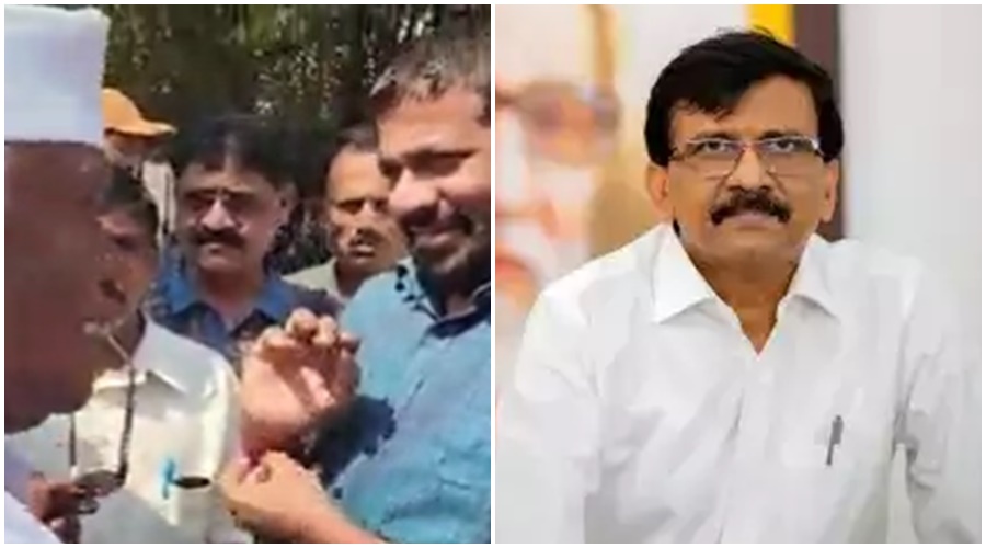 The aged grandfather scolded the child bitterly for treachery; Sanjay Raut shared the video and said, "Tumne bewafai ki..."