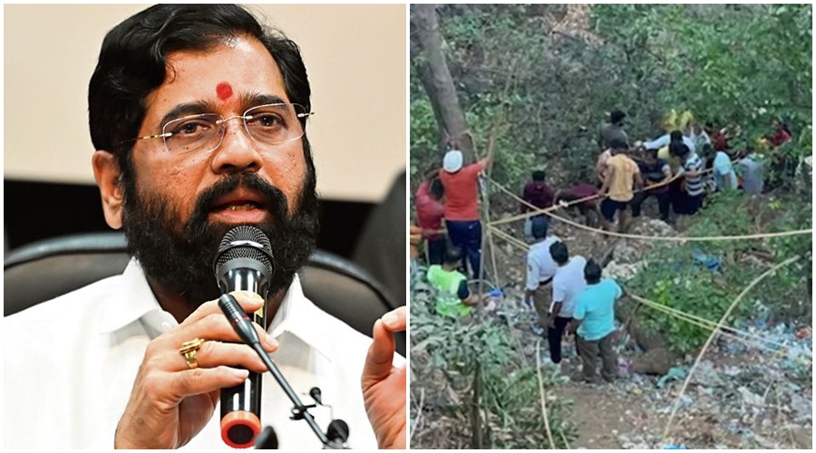 13 people died after bus fell into valley, Eknath Shinde announced Rs 5 lakh each to the relatives of the deceased