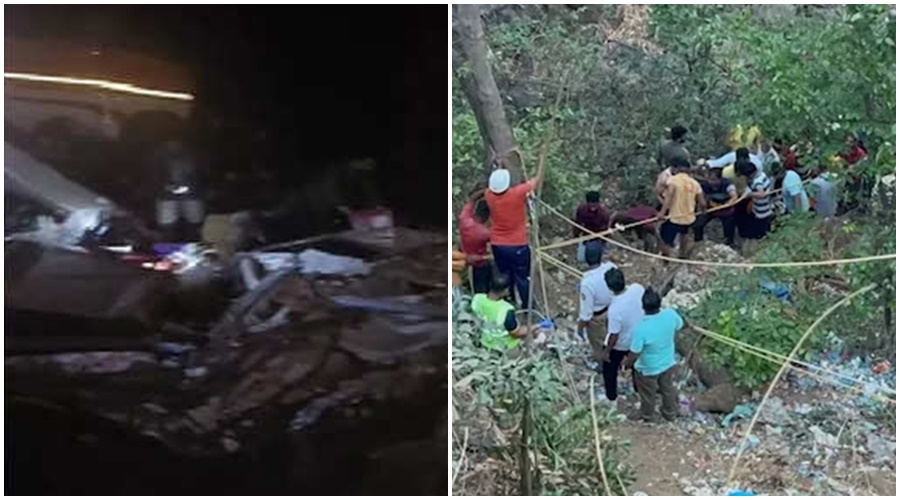 Breaking! A bus fell into a ravine on the old Pune-Mumbai highway, 8 people were killed on the spot