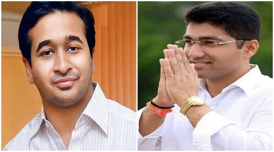 "Nitesh Rane's height is as high as my shirt button" Sangram Jagtap's strong criticism