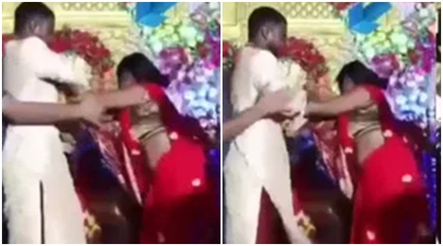 "Bhar Lagnamandap, the wife put it under the husband's ear and what happened next..." Watch Video