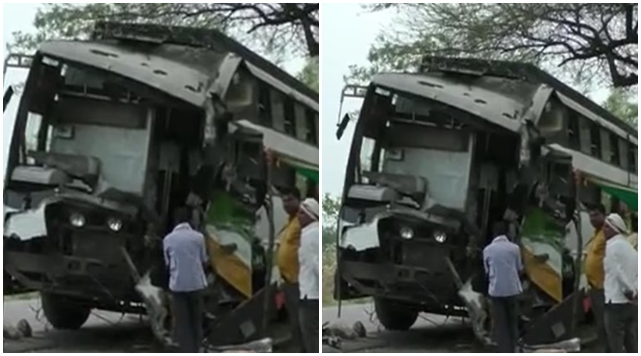 Accident. Fatal accident, bus crash; Last bus journey in life; Four people died on the spot