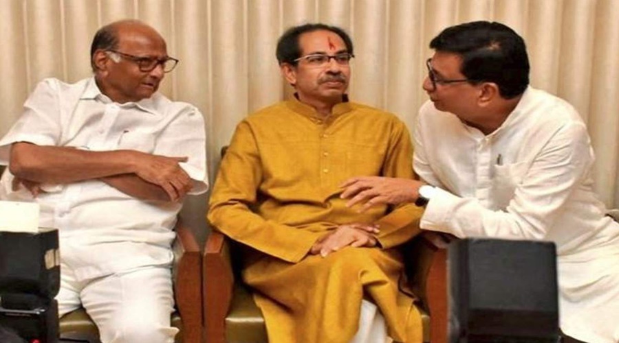 The speed of political events! Urgent meeting of Mahavikas Aghadi at Sharad Pawar's house today