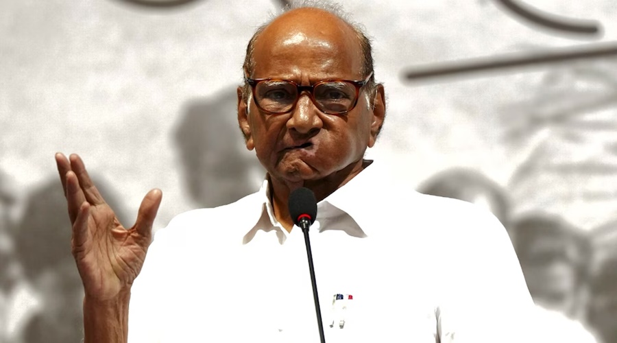 Sharad Pawar. The biggest news! Sharad Pawar's resignation was rejected by the selection committee