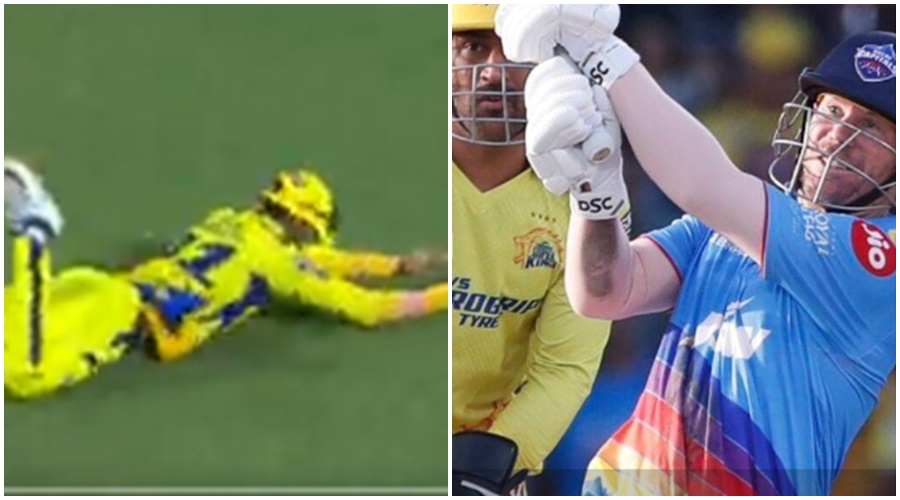 Chennai's blast on Delhi's pitch! Warner lost his century due to Rituraj's catch, watch the video of 'that' catch