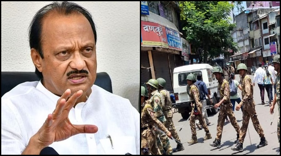 Ajit Pawar's Serious Allegation on Kolhapur Riots; Said, "In front of the elections..."