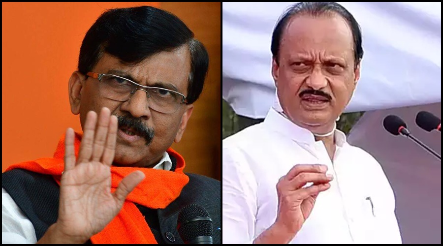 Sanjay Raut's tongue slipped while talking about Ajit Pawar; said…