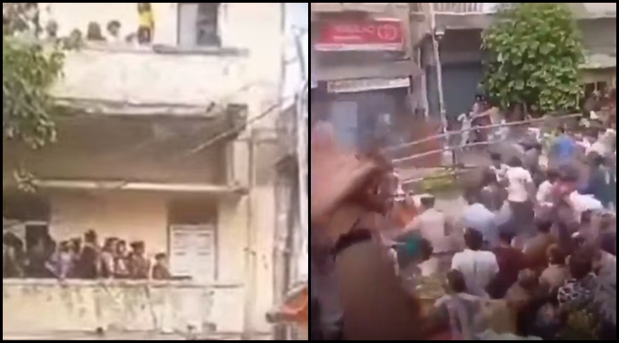 Big accident! Balcony of building collapsed during Rath Yatra, 1 person killed on the spot and many injured; Watching the video will give you goosebumps