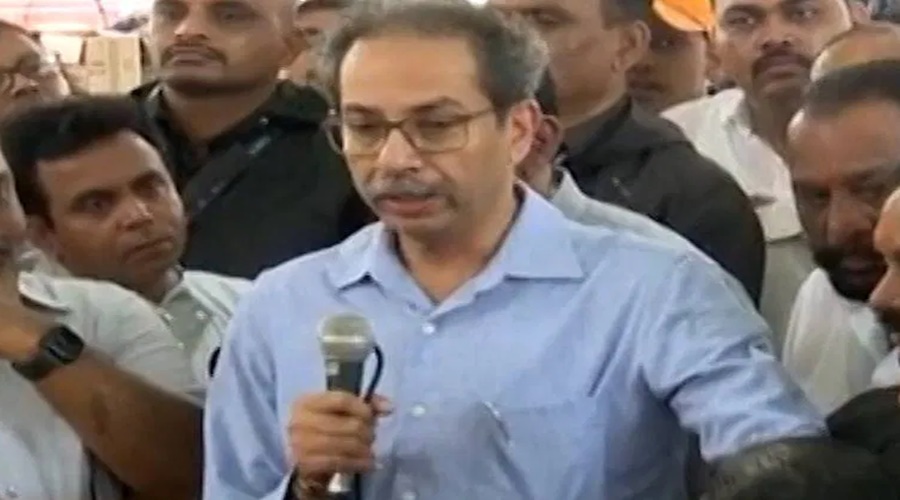 Uddhav Thackeray | Uddhav Thackeray at Irshalwadi for photo session; 'Ya' leader strongly criticizes Uddhav Thackeray