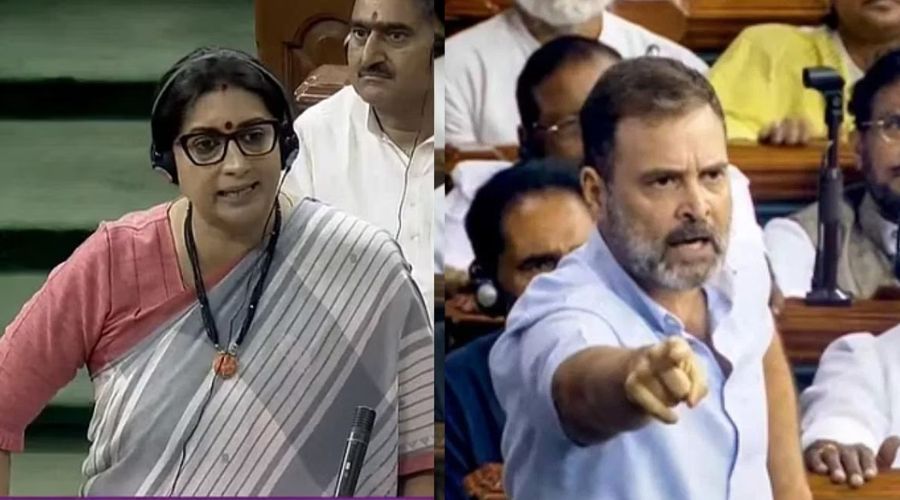 Rahul Gandhi gave a flying kiss, Smriti Irani made serious allegations