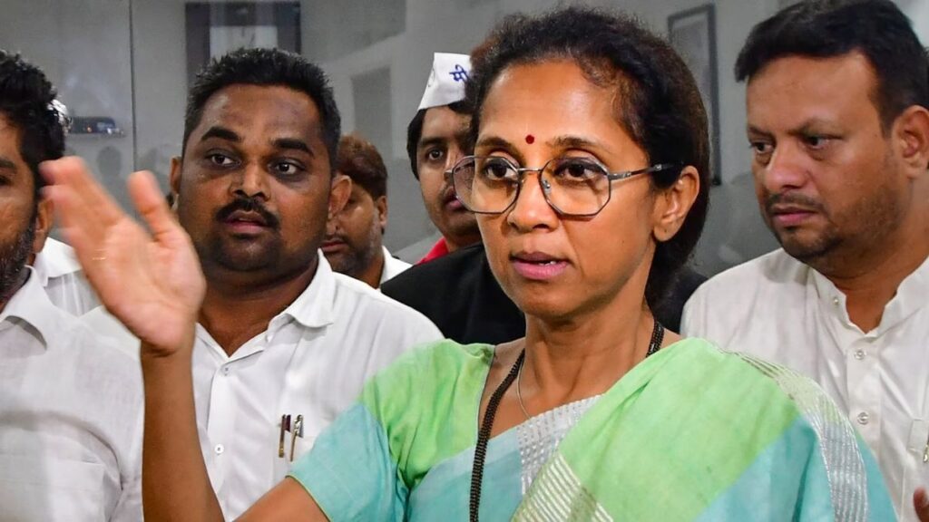 Supriya Sule's serious allegations against Fadnavis, said; "Time to smash houses and parties.."