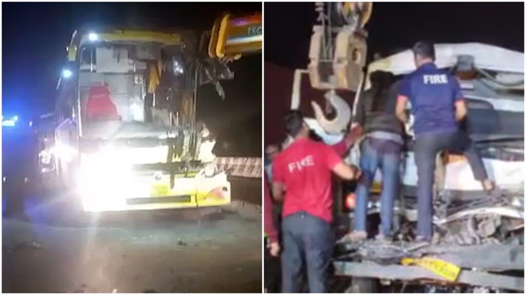 Raigad Khopoli Private bus accident