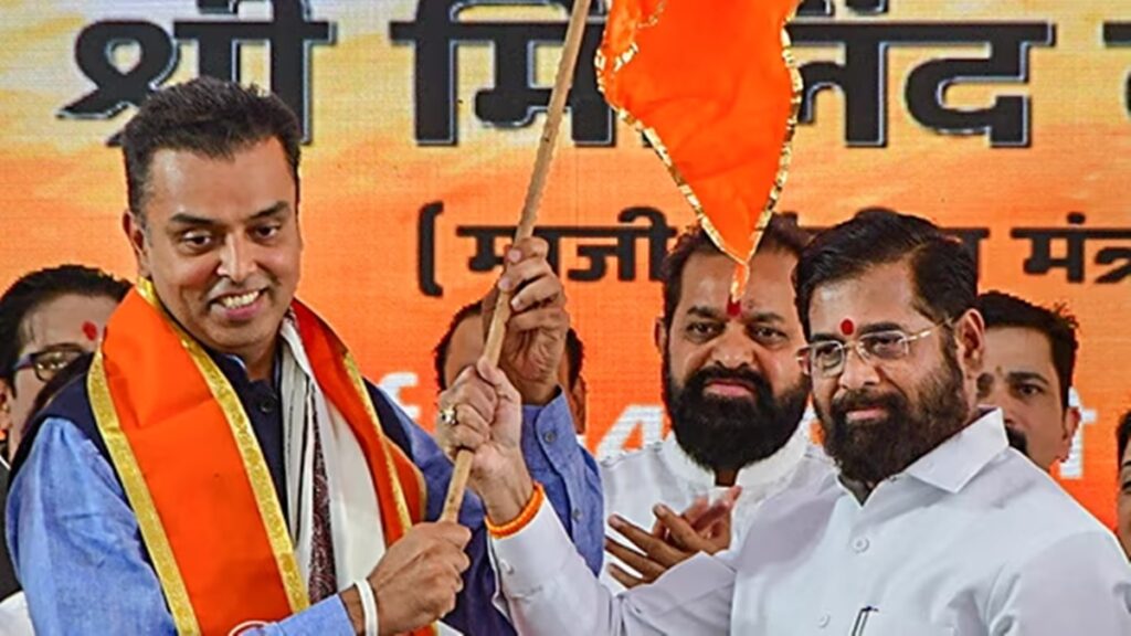 Eknath Shinde And Milind Deora