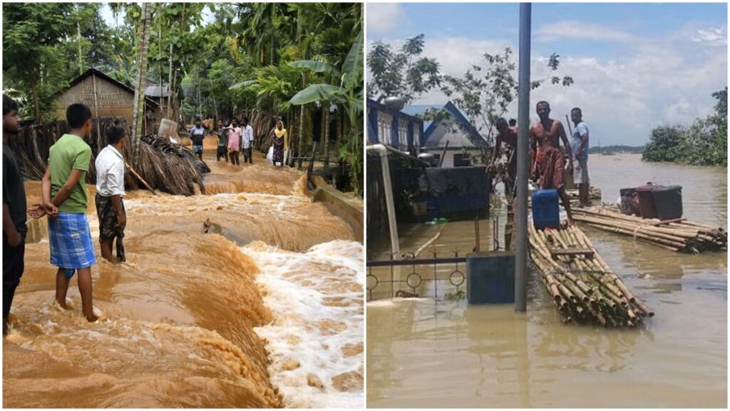 Floods in Assam and Manipur