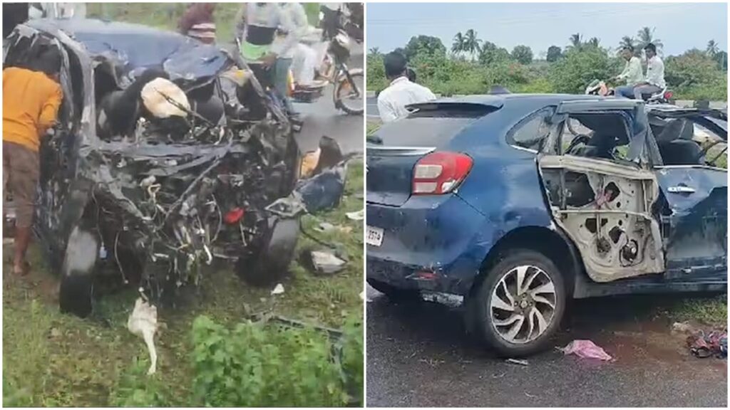 Pune Solapur Highway Accident