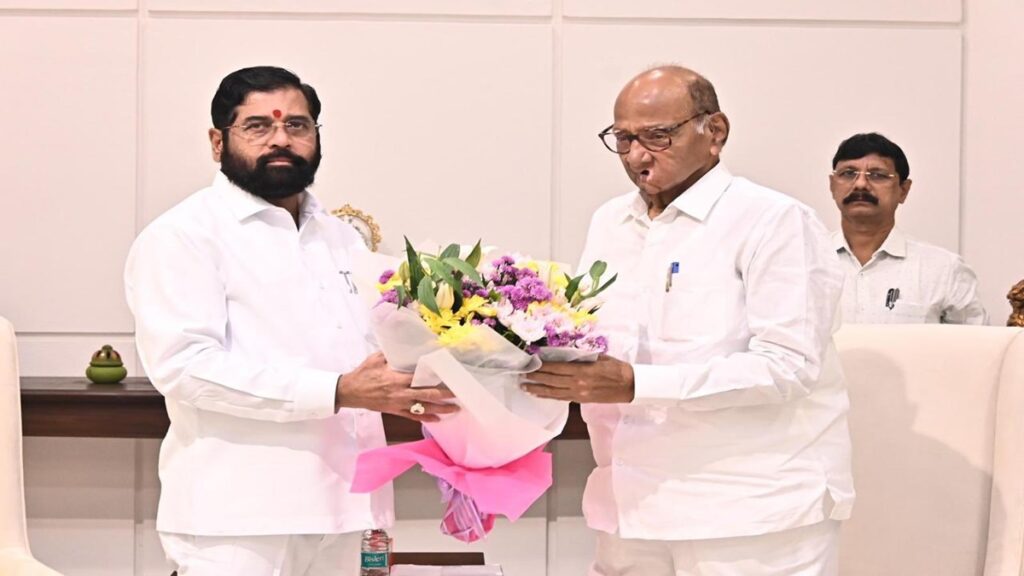 Sharad Pawar Meet Eknath Shinde