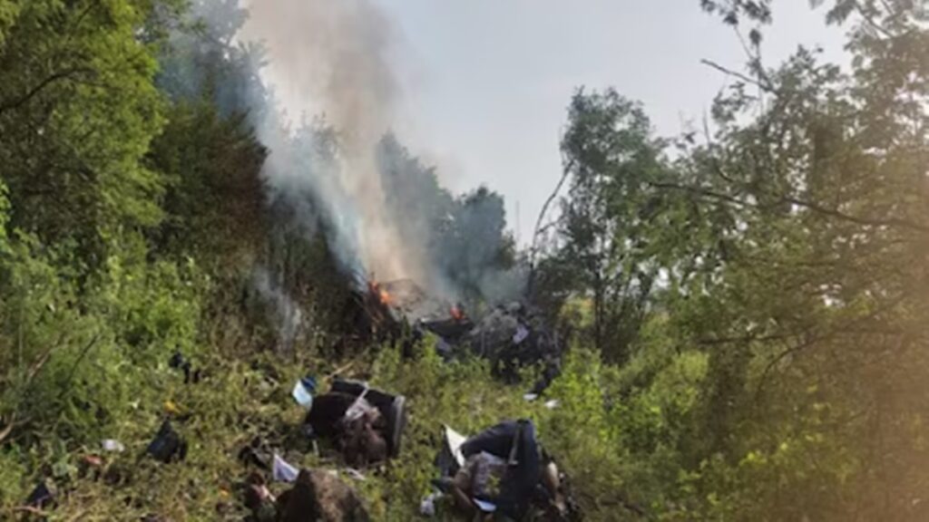 Helicopter crash in Pune